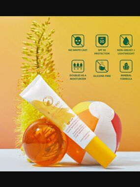 ❣️2/$36 NIB Holifrog Solar Daily Mineral Sunscreen Broad Spectrum SPF 30 $36.00